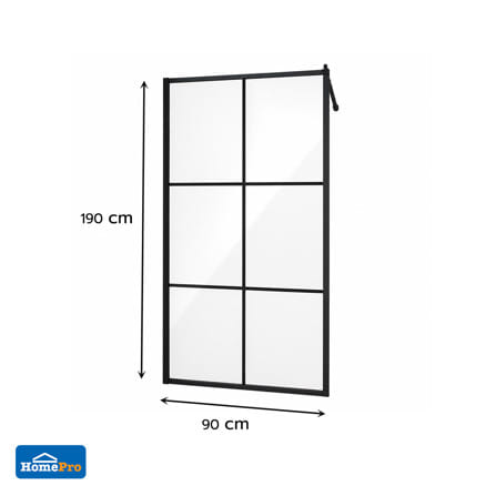ฉากกั้นอาบน้ำ MOYA AT-SWP2 190 ซม._5