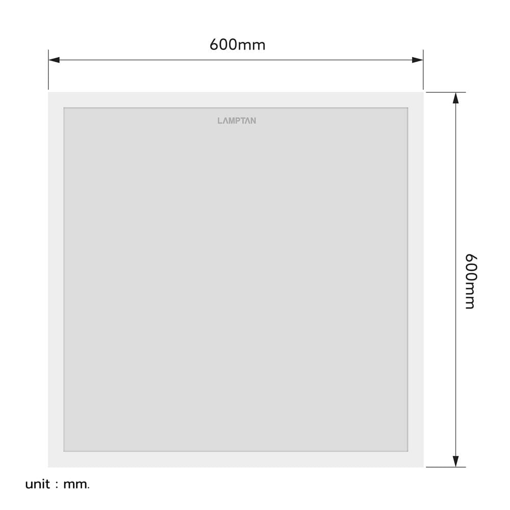 โคมติดลอย LED LAMPTAN PANEL ANNEX 42 วัตต์ 60x60 ซม. DAYLIGHT
