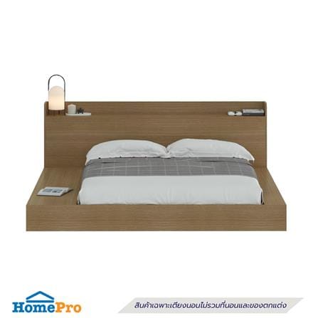 เตียง 3.5 ฟุต KONCEPT FURNITURE VALLIN 19253729 สีแคชชูโอ๊ค_0