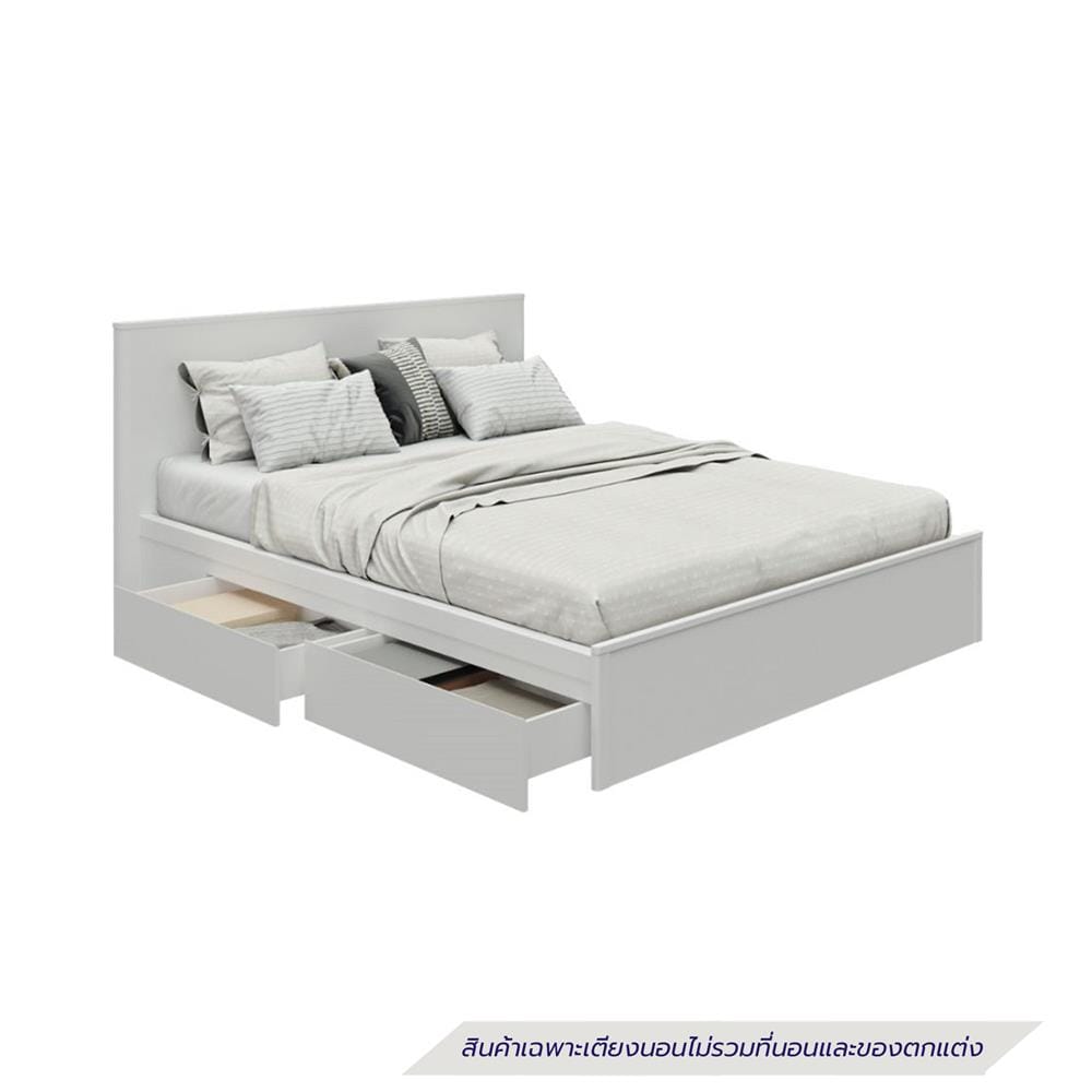 เตียง 5 ฟุต KONCEPT FURNITURE KAZE 19253849 สีขาว