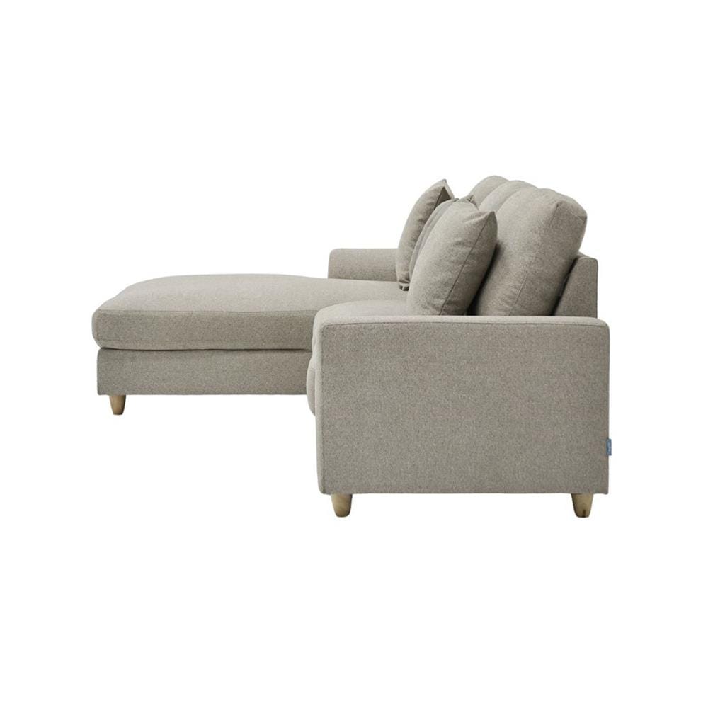 โซฟาเข้ามุมซ้าย SOFA SOLUTIONS RIKUOH สีน้ำตาล
