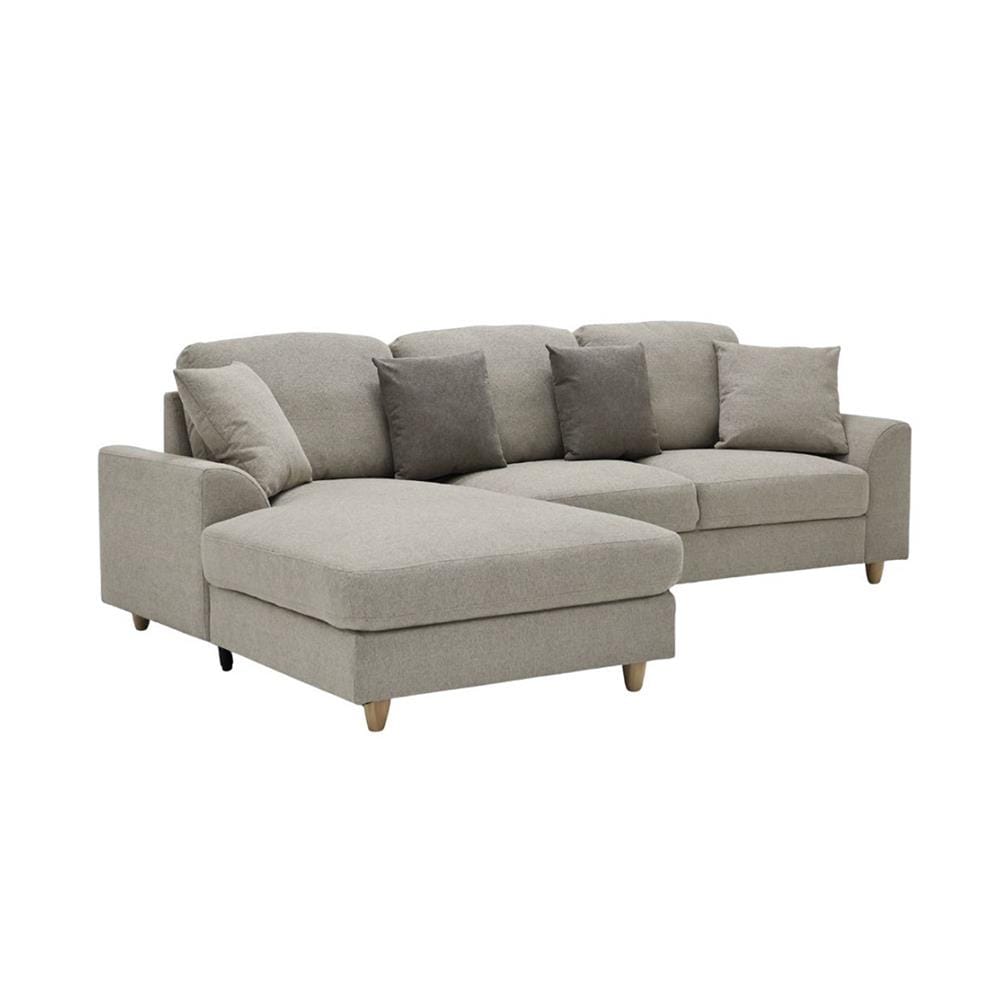 โซฟาเข้ามุมซ้าย SOFA SOLUTIONS RIKUOH สีน้ำตาล