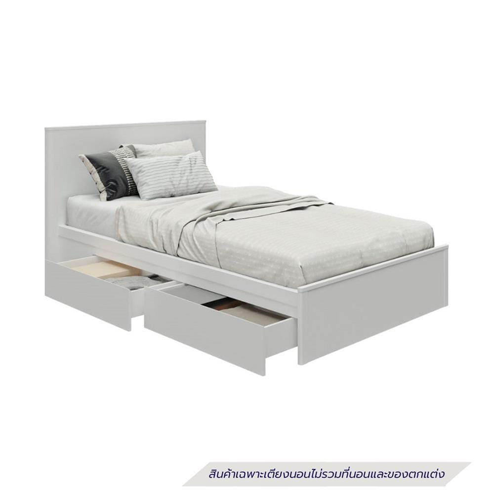 เตียง 3.5 ฟุต KONCEPT FURNITURE KAZE 19253850 สีขาว