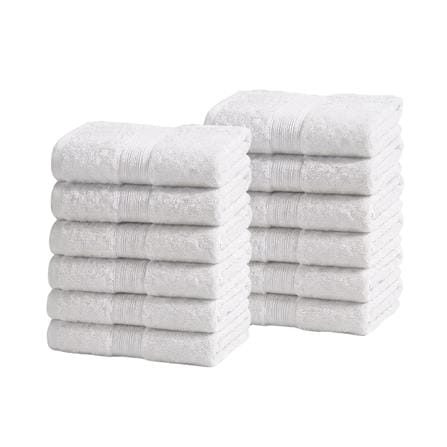 ผ้าขนหนู MIDAS BASIC LIVING 30x60 นิ้ว สี WHITE (แพ็ก 12 ชิ้น)_0