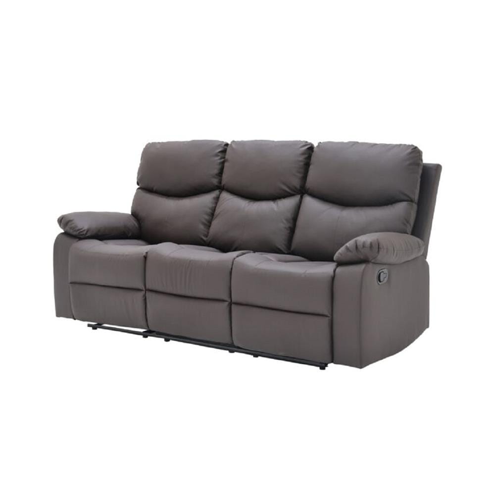 เก้าอี้ปรับนอน 3 ที่นั่ง SOFA SOLUTIONS MAXSON 19243278 สีน้ำตาล