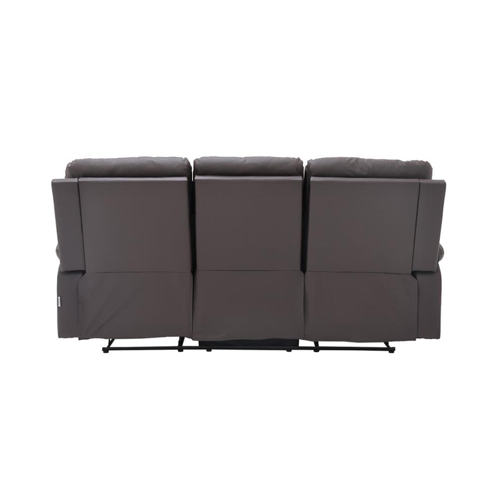 เก้าอี้ปรับนอน 3 ที่นั่ง SOFA SOLUTIONS MAXSON 19243278 สีน้ำตาล