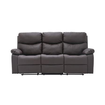 เก้าอี้ปรับนอน 3 ที่นั่ง SOFA SOLUTIONS MAXSON 19243278 สีน้ำตาล_1