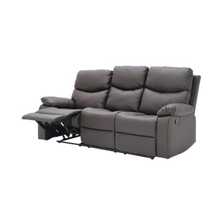 เก้าอี้ปรับนอน 3 ที่นั่ง SOFA SOLUTIONS MAXSON 19243278 สีน้ำตาล_3