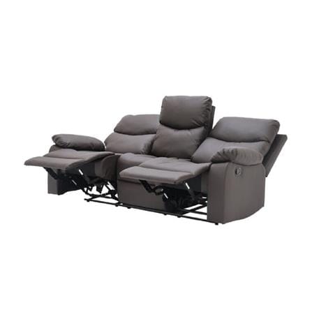 เก้าอี้ปรับนอน 3 ที่นั่ง SOFA SOLUTIONS MAXSON 19243278 สีน้ำตาล_4