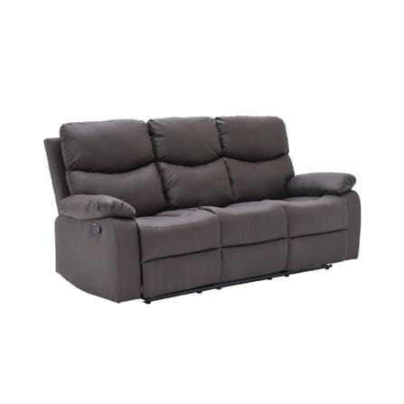 เก้าอี้ปรับนอน 3 ที่นั่ง SOFA SOLUTIONS MAXSON 19243278 สีน้ำตาล_5