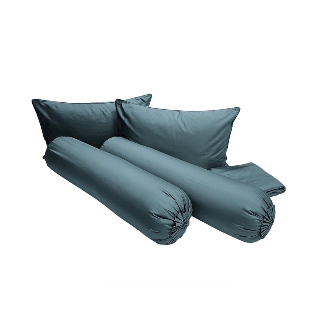 ชุดผ้าปูที่นอน 6 ฟุต (ชุด 5 ชิ้น) STEVENS PURE COTTON EK01BL