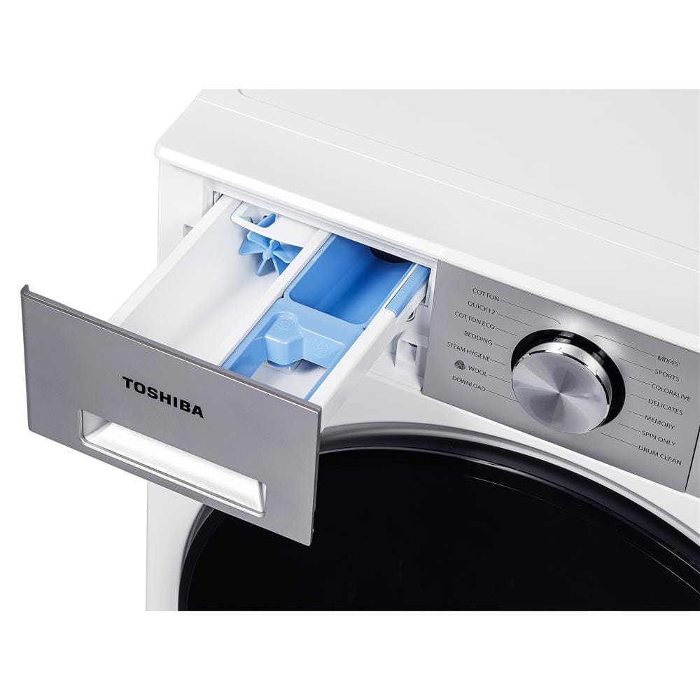 เครื่องซักผ้าฝาหน้า TOSHIBA TW-T33B140UWT(WS) 13 กก. อินเวอร์เตอร์ สีขาว