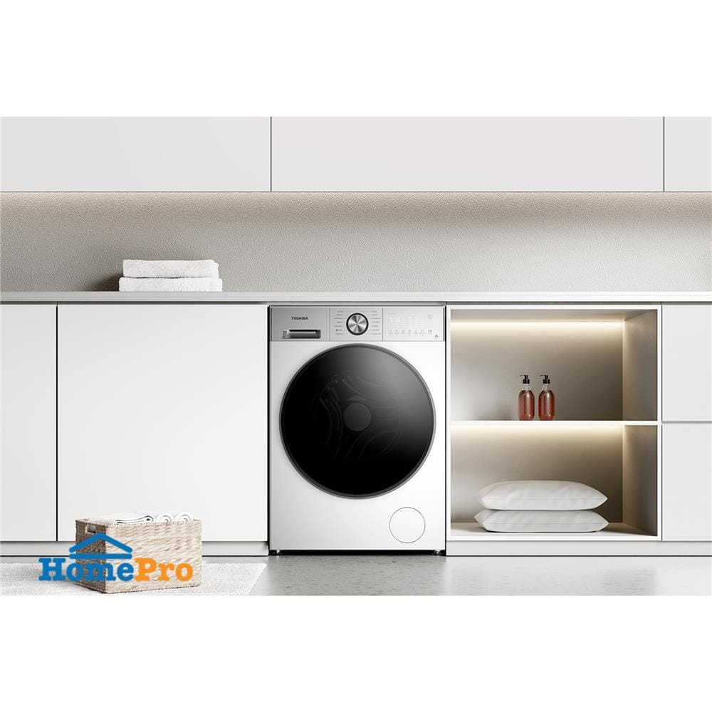 เครื่องซักผ้าฝาหน้า TOSHIBA TW-T33B140UWT(WS) 13 กก. อินเวอร์เตอร์ สีขาว