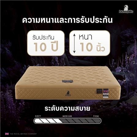 ที่นอนพ็อกเก็ตสปริง 5 ฟุต DUNLOPILLO MOORLAND_11