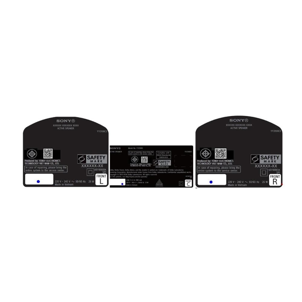 ชุดลำโพงโฮมเธียเตอร์ SONY BRAVIA THEATRE TRIO HT-A8
