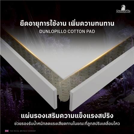 ที่นอนพ็อกเก็ตสปริง 6 ฟุต DUNLOPILLO MOORLAND_6