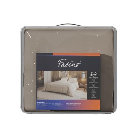 ชุดผ้าปูที่นอน 6 ฟุต (ชุด 6 ชิ้น) FACINO SOLID SF076_4