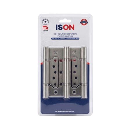 บานพับ 4x3 นิ้ว x 1.8 มม. ISON 5-HG-2S01SS31 สีเทา (แพ็ก 3 ชิ้น)_2