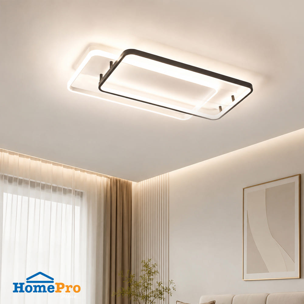 ไฟเพดาน LED CARINI CR137 28 นิ้ว 60 วัตต์ DAYLIGHT/COOL WHITE/WARM WHITE