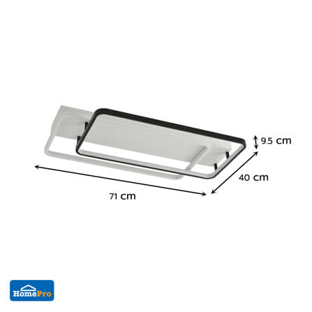 ไฟเพดาน LED CARINI CR137 28 นิ้ว 60 วัตต์ DAYLIGHT/COOL WHITE/WARM WHITE_2