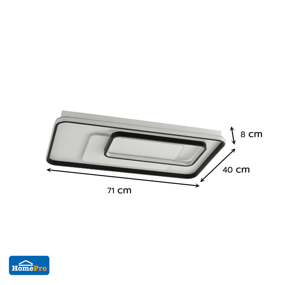 ไฟเพดาน LED CARINI CR136 28 นิ้ว 60 วัตต์ DAYLIGHT/COOL WHITE/WARM WHITE