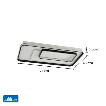 ไฟเพดาน LED CARINI CR136 28 นิ้ว 60 วัตต์ DAYLIGHT/COOL WHITE/WARM WHITE_2