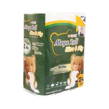 กระดาษชำระ KUMA MEGA ROLL ULTRA (แพ็ก 24 ชิ้น)_1