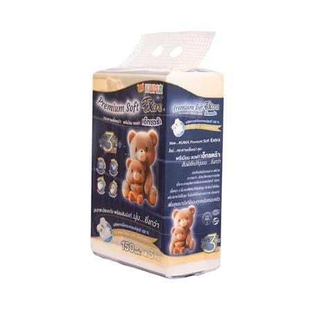 กระดาษเช็ดหน้า KUMA PREMIUM SOFT 150 แผ่น (แพ็ก 3 ชิ้น)_2