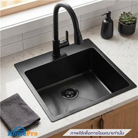 ซิงค์ฝัง 1 หลุม TEKA TQD 45 BK ดำ_2