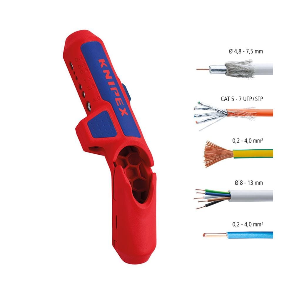 คีมปอกสายไฟอเนกประสงค์ KNIPEX 16 95 01 SB 8.0-13.0 มม.