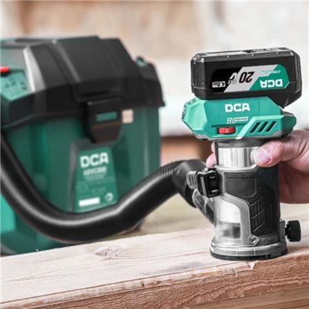 เครื่องเซาะร่องไร้สาย (พร้อมแบตเตอรี่) DCA ADMP6(BM) 20 โวลต์_1