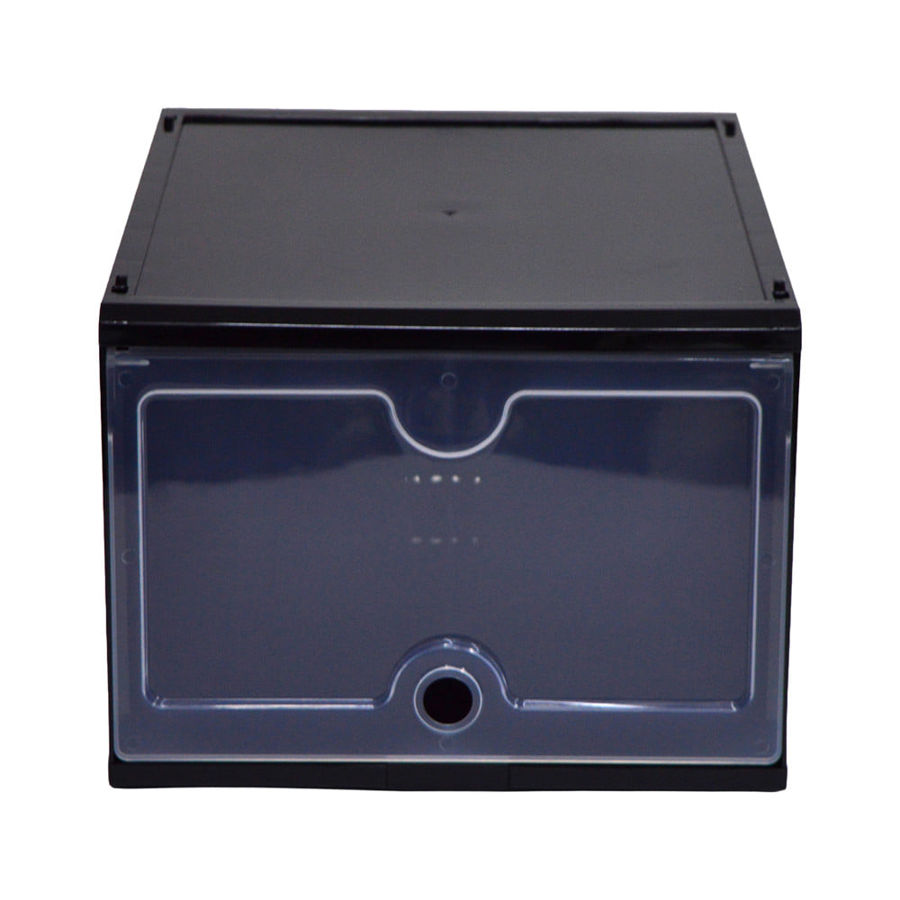 กล่องรองเท้าฝาสไลด์ PN PN3144 28.7x36x22.2 ซม. สีดำ