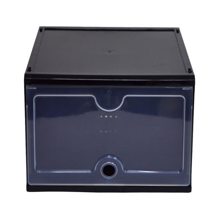 กล่องรองเท้าฝาสไลด์ PN PN3144 28.7x36x22.2 ซม. สีดำ_0