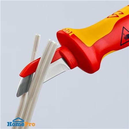 มีดปอกสายไฟ ด้ามฉนวนกันไฟฟ้า KNIPEX VDE1000V 98 54_1