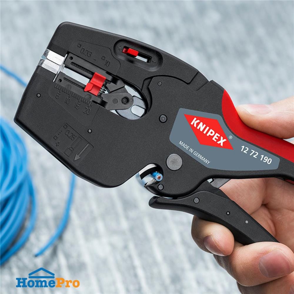 คีมปอกสายไฟ 3 in 1 KNIPEX 12 72 190