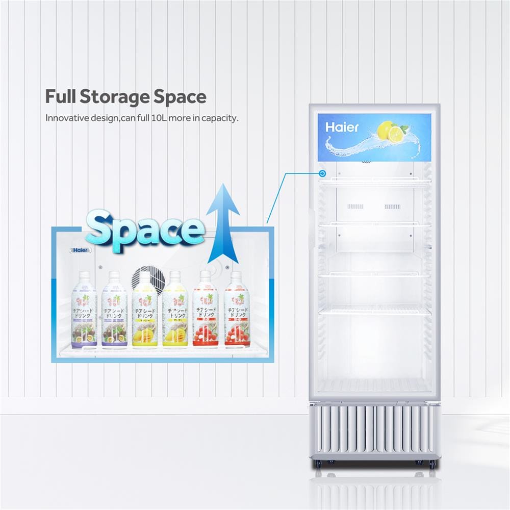 ตู้เครื่องดื่ม 1 ประตู HAIER SC-340M 11.3 คิว สีขาว