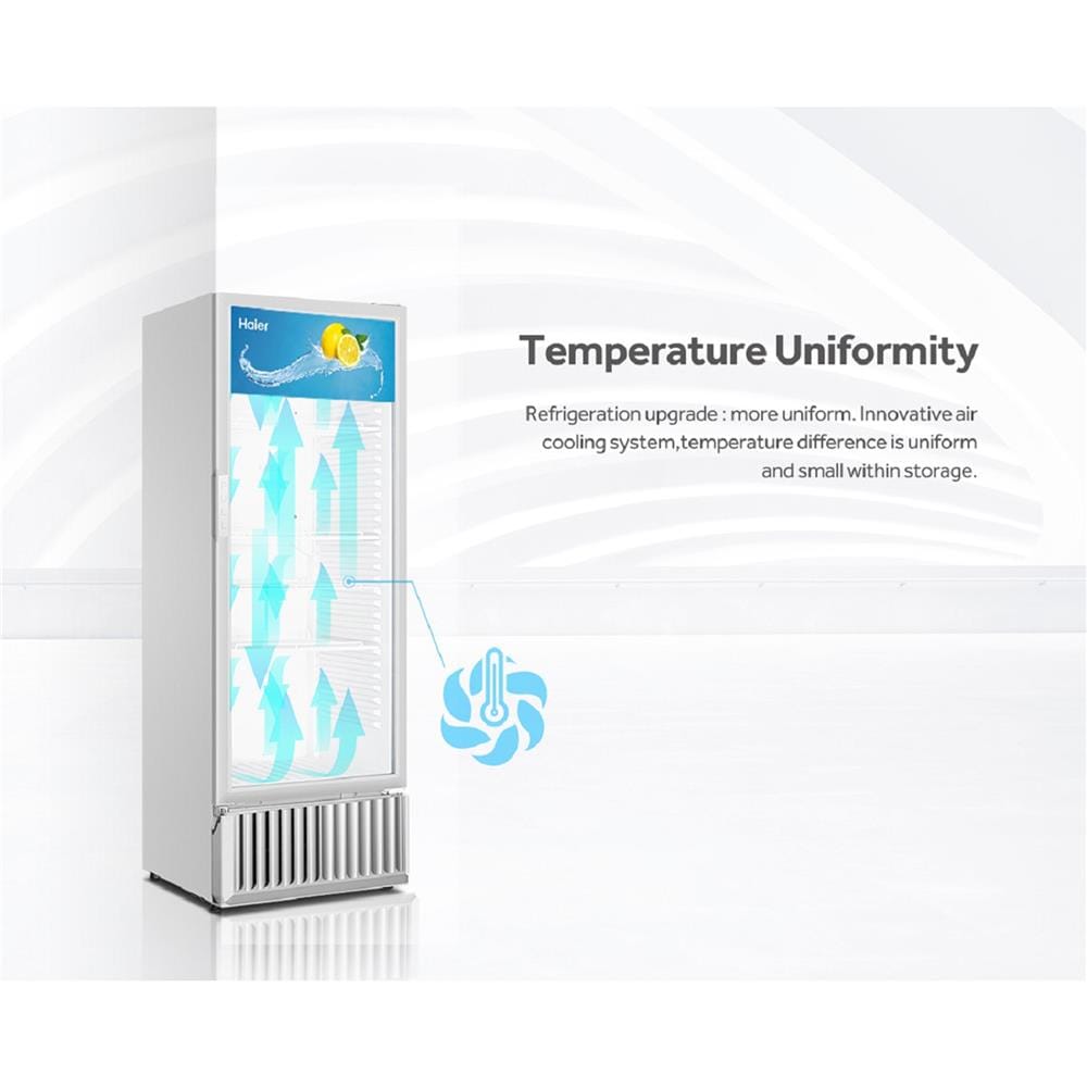 ตู้เครื่องดื่ม 1 ประตู HAIER SC-340M 11.3 คิว สีขาว
