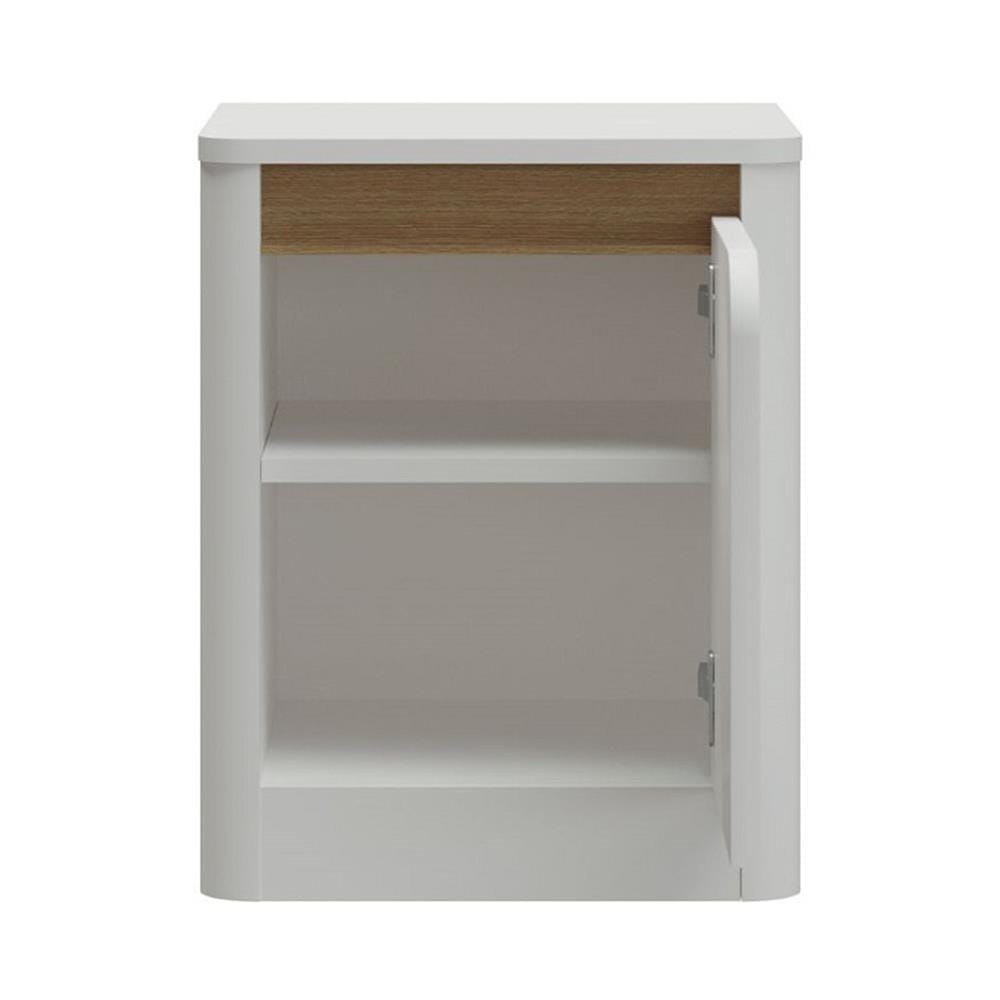 ตู้ข้างเตียง KONCEPT KAZE RIGHT 40 ซม. สีโอ๊ค/ขาว