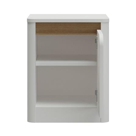 ตู้ข้างเตียง KONCEPT KAZE RIGHT 40 ซม. สีโอ๊ค/ขาว_2