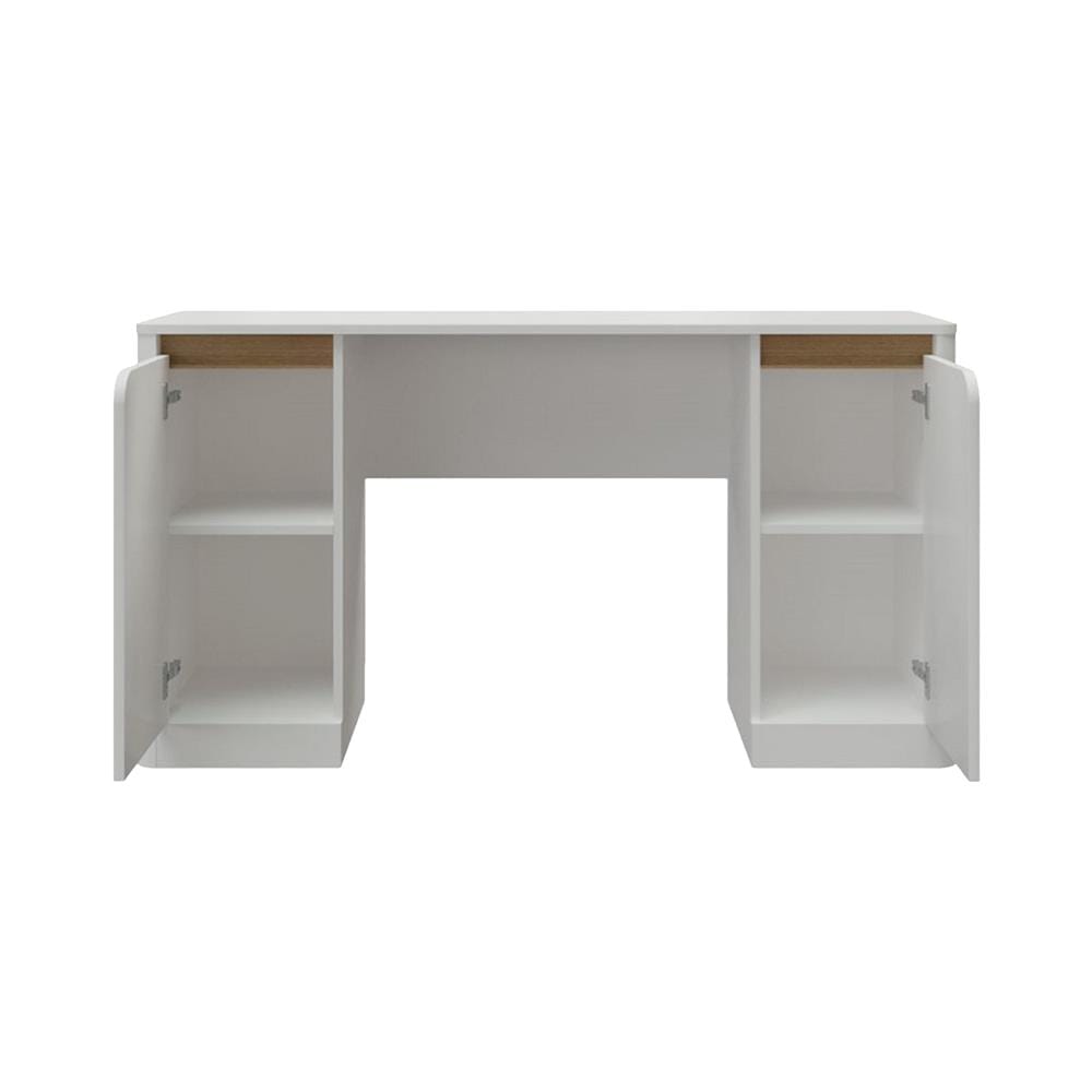 โต๊ะเครื่องแป้ง KONCEPT KAZE 19253853 140 ซม. สีขาว