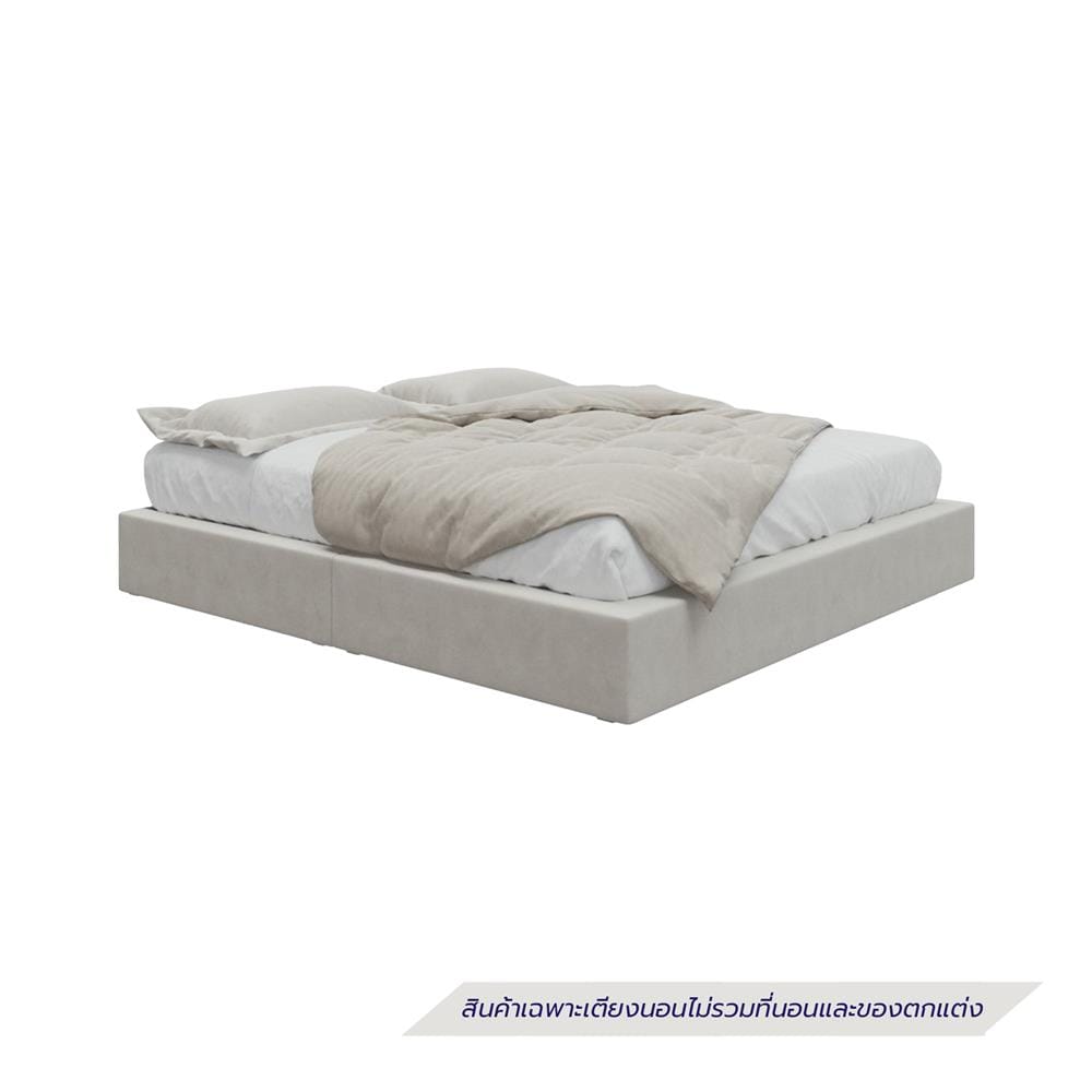 เตียง 6 ฟุต SB FURNITURE SNIZZ 19252906 สีครีมอ่อน