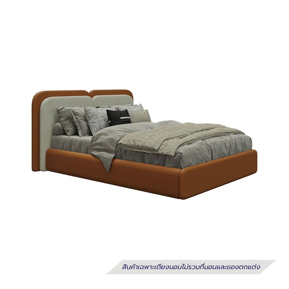 เตียง 5 ฟุต SB FURNITURE BELLINGTON 19252012 สีน้ำตาลอิฐ