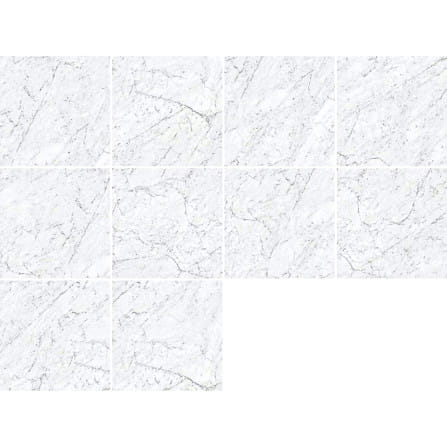 กระเบื้องพื้นพอร์ซเลน 60x60 ซม. COTTO ซิลค์ คาราร่า ขาว PM 1.44 ตร.ม._1
