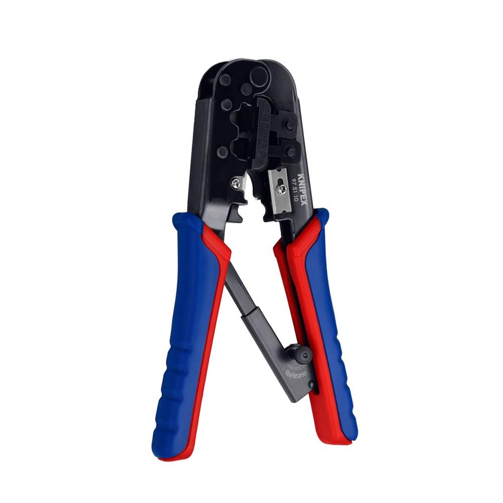 คีมย้ำสายไฟและสายแลน KNIPEX 97 51 10 190 มม.