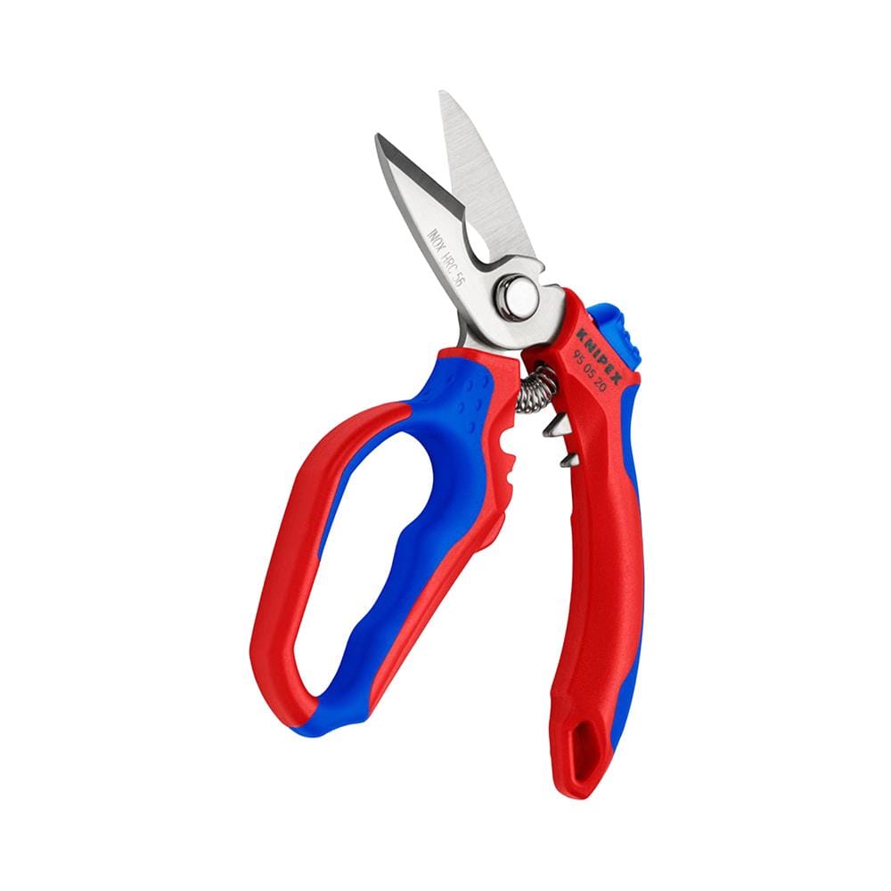 กรรไกรตัดสายไฟฟ้าแบบมุมเอียง KNIPEX 95 05 20 SB