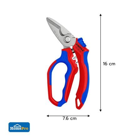 กรรไกรตัดสายไฟฟ้าแบบมุมเอียง KNIPEX 95 05 20 SB_7