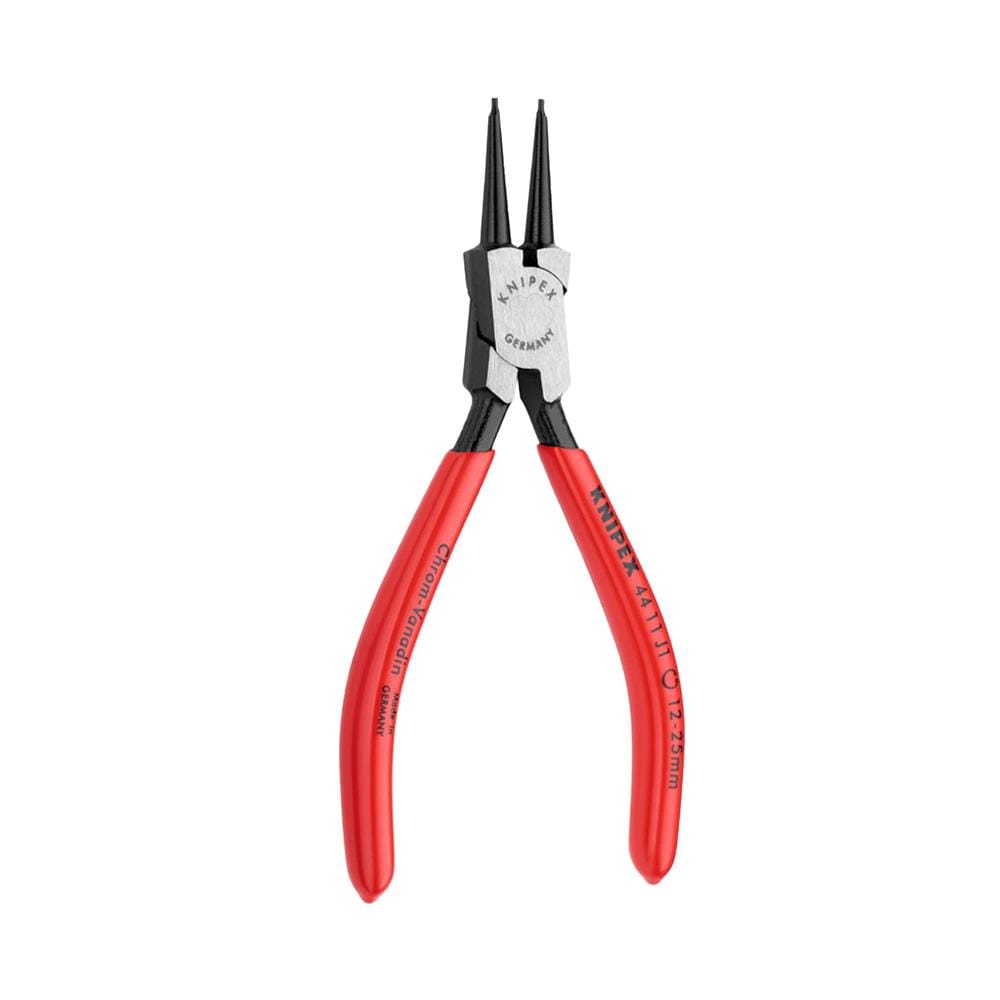 คีมหุบแหวนปากตรง ด้ามพลาสติก 12-25 มม. KNIPEX 44 11 J1