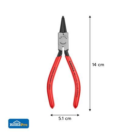 คีมหุบแหวนปากตรง ด้ามพลาสติก 12-25 มม. KNIPEX 44 11 J1_5