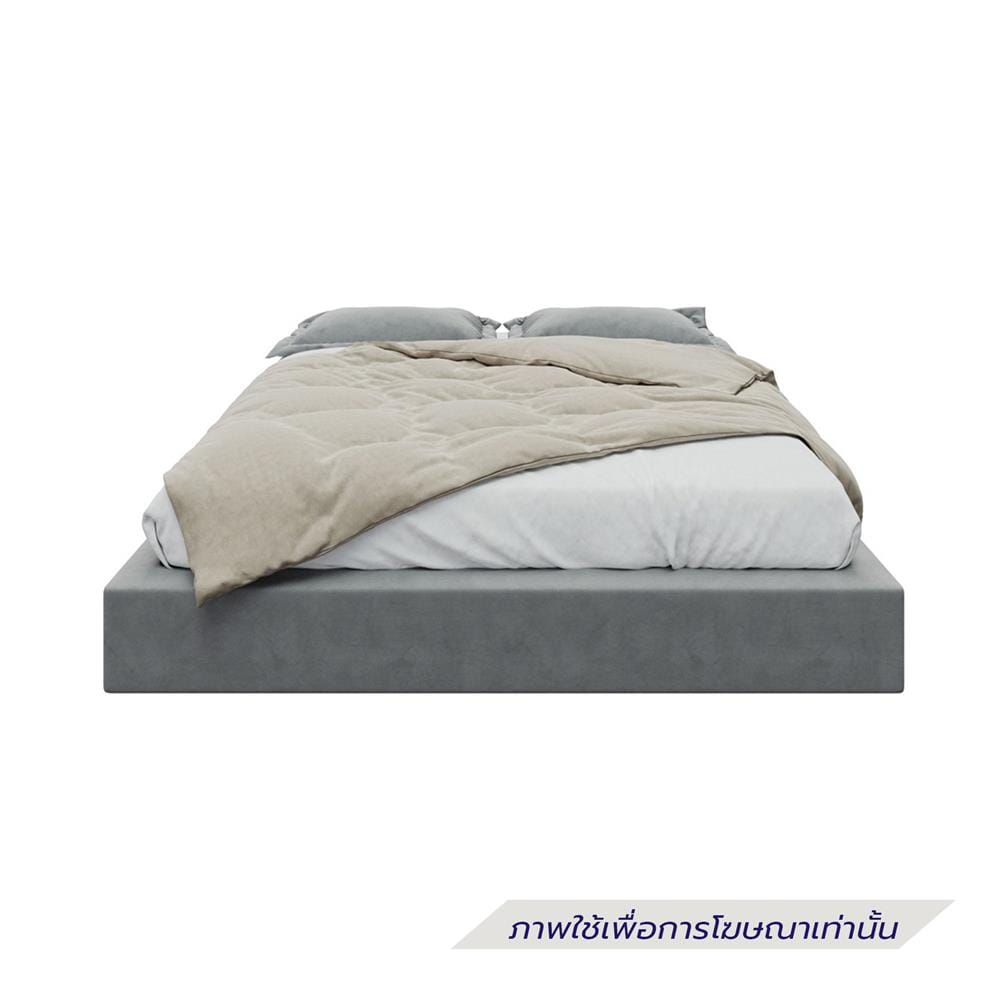 เตียง 5 ฟุต SB FURNITURE SNIZZ 19253378 สีเทาอ่อน