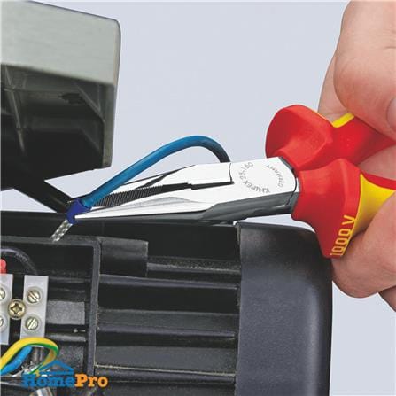 คีมปากแหลม ด้ามกันไฟฟ้า VDE1000V KNIPEX 25 06 160 6.5 นิ้ว_2